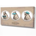 thumbnail image 3 of Design Art - Handdrawn vintage rooster hipster style, 3 of 3