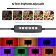 thumbnail image 4 of Photography Lamp,* Led Video 1 * Colors 3200k-5600k 10 3200k-5600k 10 Levels 7 Colors 3200k-5600k Video Kit With Video Conference Live Kit With 1 Video 7 Colors Levels Usb Powered Portable Video Kit, 4 of 6
