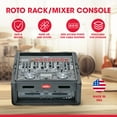 thumbnail image 2 of SKB Roto Rack/Mixer Console, 10U Slanted Rackmount on top, 2U Rackmount in Front, 2 of 11