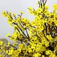 thumbnail image 4 of 12 Pcs Babys Breath Artificial Flowers Real Touch Fake silk Flowers for Home Kitchen Indoor Bouquet Floral Arrangement Table Centerpieces Festival Party Decor (Yellow), 4 of 6