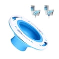 thumbnail image 1 of Toilet Flange Repair Kit Toilet Flange Kit Universal Toilet Flange Universal Toilet Flange Repair Kit Closet Flange Repair Kit Toilet Flange Repair Kit Blue Durable Silicone ABS, 1 of 8