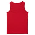 thumbnail image 4 of Eandarui Kids Boys Girls Sleeveless Sport Vest Gym Workout Tank Tops Basketball Jersey Running Red S, 4 of 5