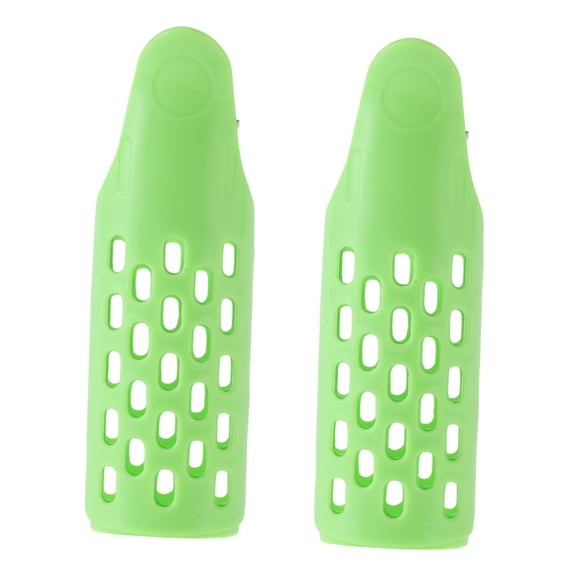 Unique Bargains 2 Pcs Convenient Heatless Voluminous Hair Roller for Women 4.41"x1.38" Green