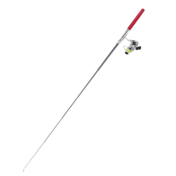 Estink Pocket Fishing Rod With Reel Mini Pen Fishing Pole And Reel Combos Fishing Pole Kit Portable Mini Pen Shape Fishing Rod Pole Pocket Retractable