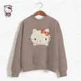 thumbnail image 2 of Sudaderas de mujer 2024, suéteres coreanos dulces de cuello redondo, sudaderas gruesas de otoño HELLO KITTY, sudaderas holgadas de color caramelo, ropa de mujer y2k, 2 of 5
