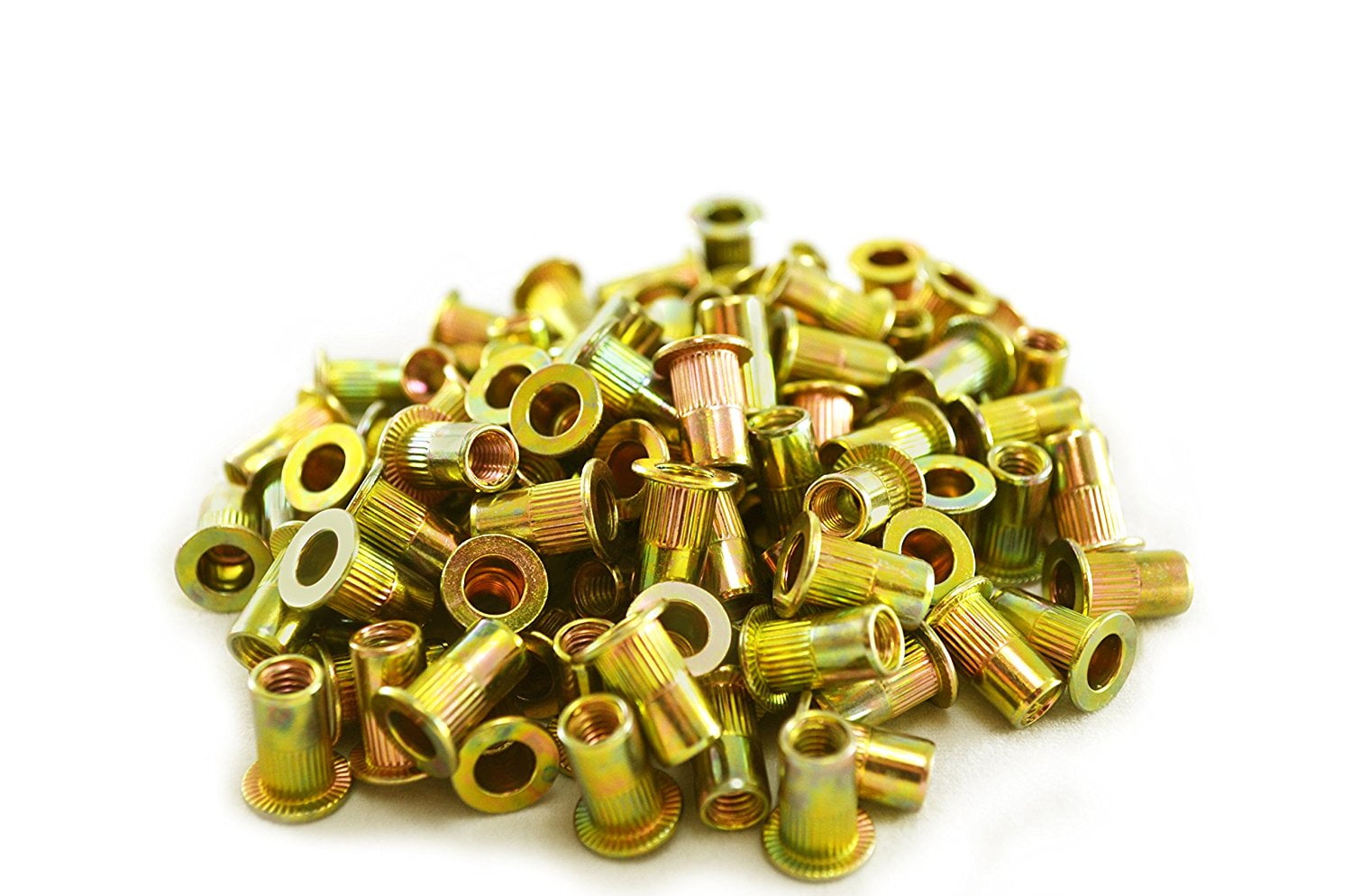 100PC M5 5MM STL RIVET NUTS