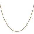 thumbnail image 2 of Diamond2Deal 10K Yellow Gold .90 mm Box Chain Necklace for Women 18", 2 of 6