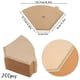 thumbnail image 5 of 200Pcs Coffee Filter Natural Unbleached Coffee Filters Cone Paper Coffee Filters for Pour, 5 of 5