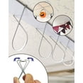 thumbnail image 6 of NACETURE Stainless Steel Ceiling Hook Clips 100 Pcs T-Bar Drop Ceiling Hooks, 6 of 6