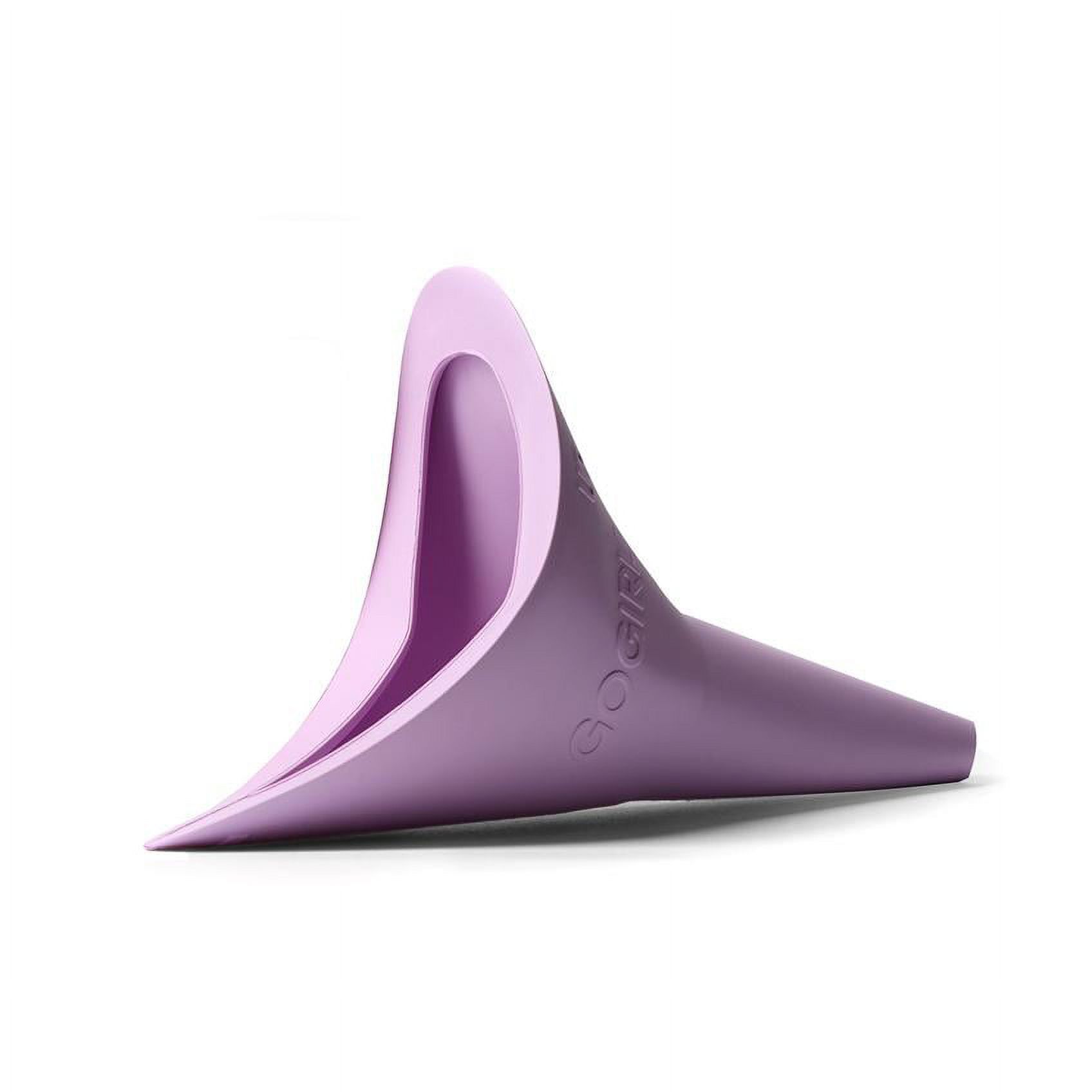 GoGirl Female Urination Device (FUD), Pink, Silicone, Resuable, and Travel Size funnel, 4.35 x 1.44 x 1.44inches - image 4 of 6