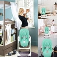thumbnail image 3 of WIFKLSIIPG High Chair Cushion with Soft Leather High Chair Cover Foldable High Chair Insert Cushion PU Leather Kids Dining Room Cushion Suitable Children, 3 of 4