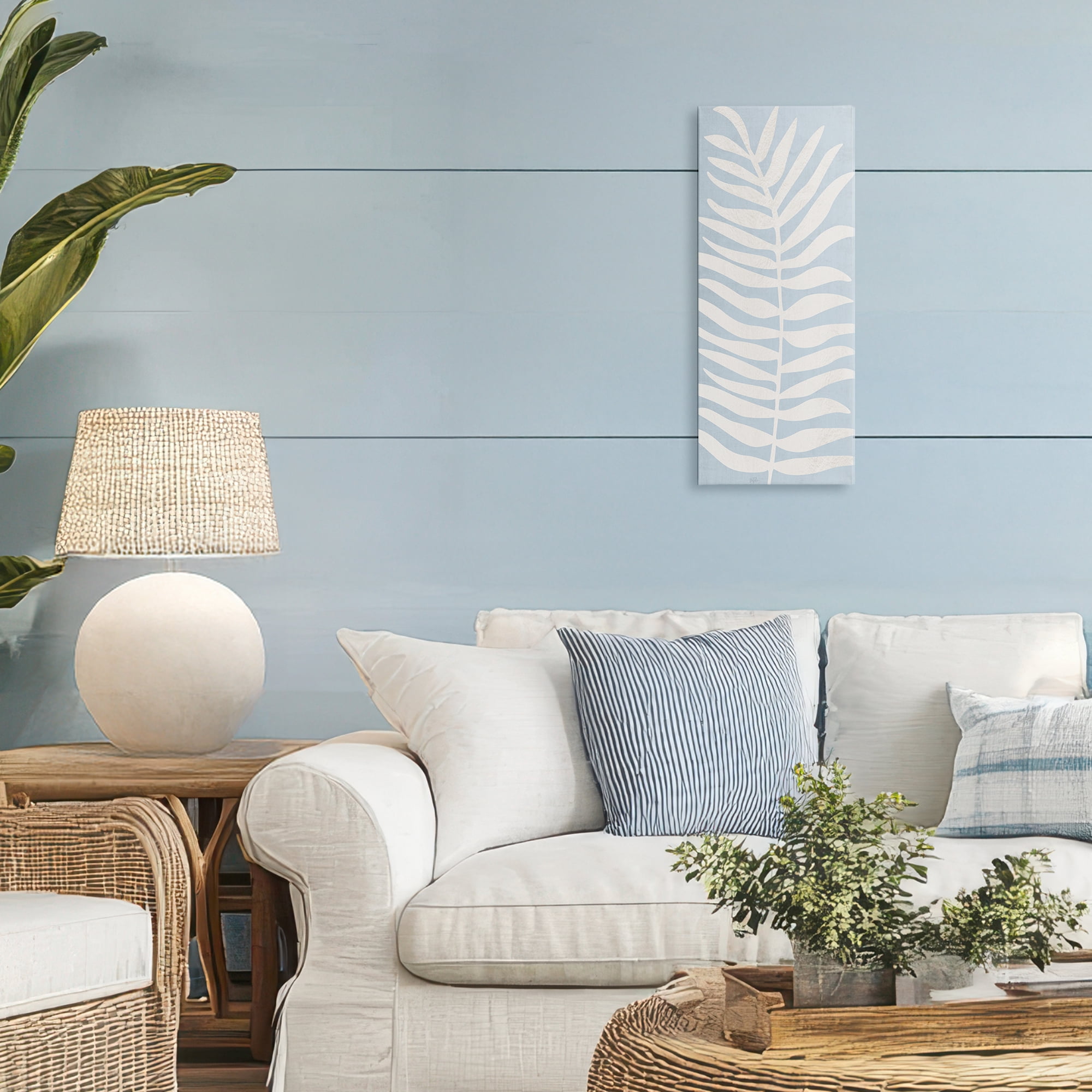 Stupell Industries Minimal Leaf Silhouette Canvas Wall Art, design by Natalie Carpentieri