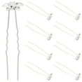 thumbnail image 1 of 10 Pcs Épingles à Cheveux de Mariée Épingles à Cheveux en Forme de U pour Femmes, 1 of 8