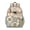 Beige, variant on Floral Boho Chic Students School Bag Colorful Retro Hippie Backpack with Ethnic Tribal Aesthetic Style, Ideal for Travel