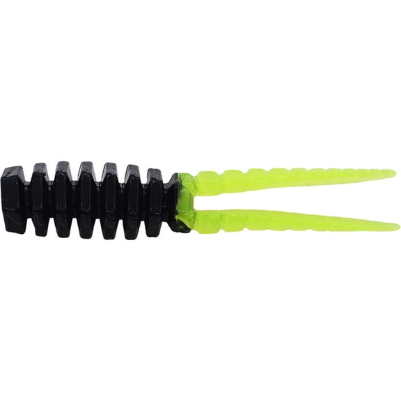 Crappie Magnet Hammer Grub Black/Chartreuse