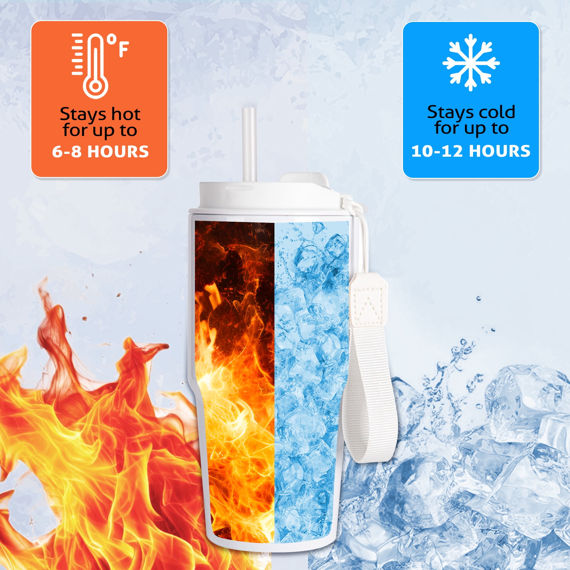 Baby Bottle Blue Tinted, 20oz Tumbler