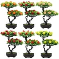 thumbnail image 1 of Gwong Decoración hogareña Artificial Peach Naranja fruta árbol planta bonsai sala de estar jardín escritorio decoración Gwong 21037987, 1 of 7