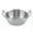Silvery B, variant on SHIMELE Stainless Steel Double Ear Bowl, Versatile Snack and Salad Bowl, Matte Finish, Multi-Size Hot Pot Dish for Home and Restaurant Use