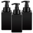 thumbnail image 1 of Dispensador de jabón espumoso Cositina, 450 ml, plástico negro, paquete de 3, 1 of 6