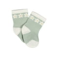 thumbnail image 4 of Gerber Baby Girl Jersey Crew Wiggle-Proof Socks, 8-Pack (0-3 Months - 6/9 Months), 4 of 10
