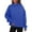 Blue, variant on Aboser Women's Turtleneck Sweatshirts Oversized Plain Casual Going Out Tops Fall Fashion Long Sleeve Shirts Fleece Cozy Pullover
