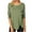 Green, variant on Zanvin Fall Shirts Sales ! Women's Fashion Solid Color Loose T-Shirt Long Sleeve Blouse Round Neckline Casual Tops, Green, L