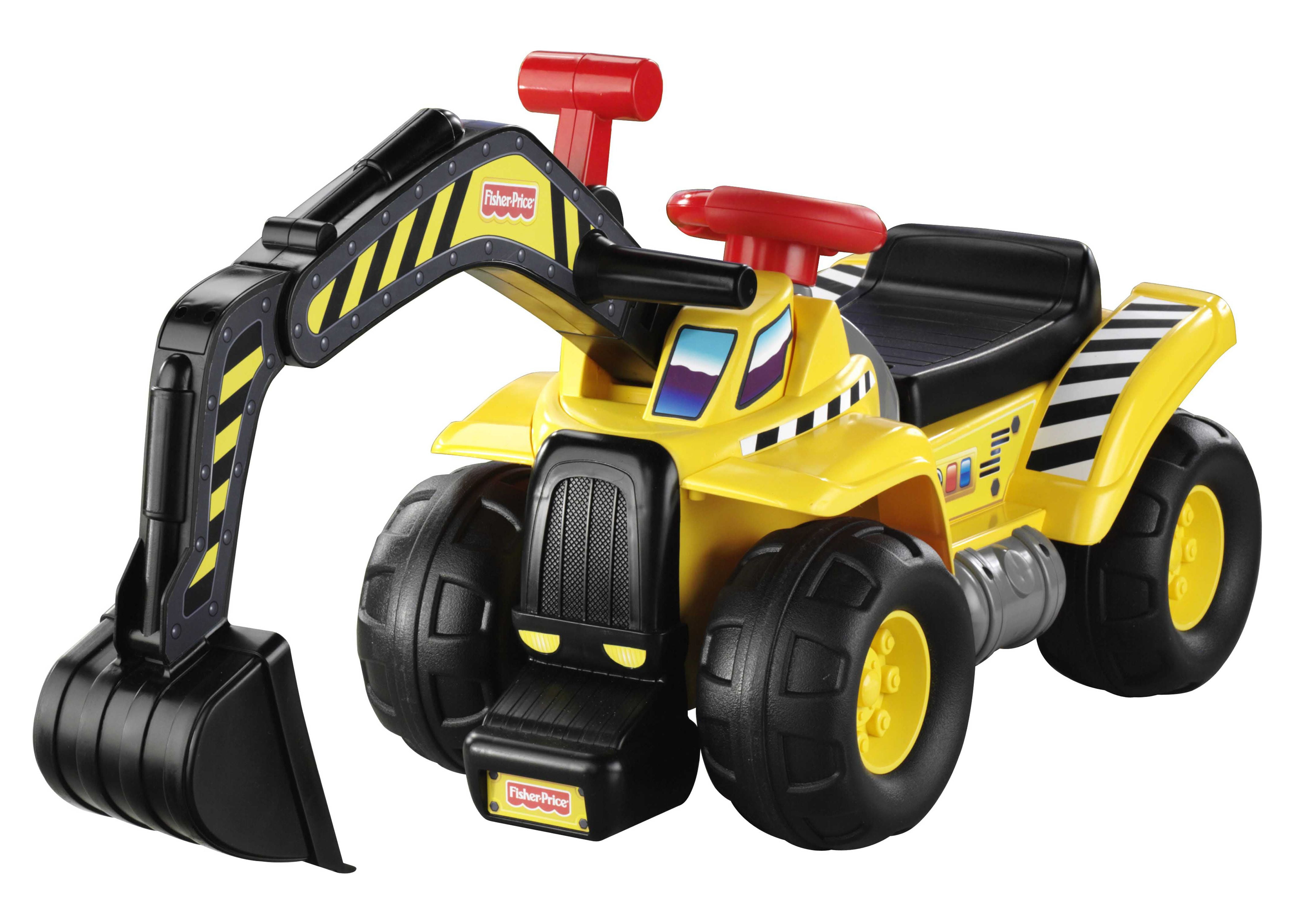 Fisher-Price Big Action Dig N' Ride Real Construction Sounds Ride