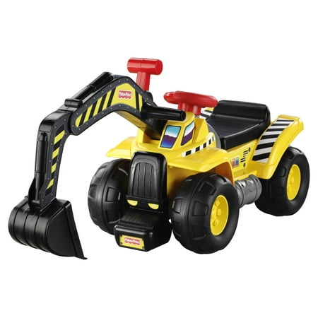 Fisher-Price Big Action Dig N' Ride Real Construction Sounds Ride on