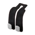 thumbnail image 1 of Ganchos para reposacabezas de asiento de cuero, resistencia al peso, universal, alta tenacidad, fácil de instalar. negro, 1 of 9