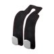 thumbnail image 1 of Ganchos para reposacabezas de asiento, colgador de bolso, fácil de instalar, asiento portátil universal negro, 1 of 8