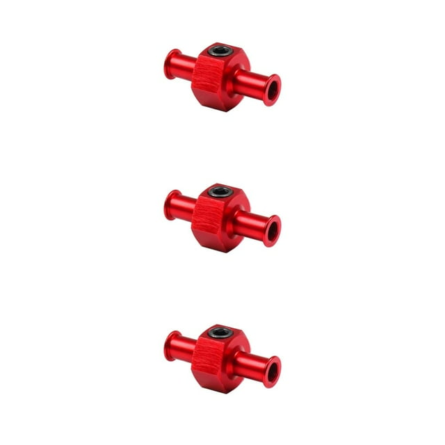 Wweixi High Durability Nitrous Pressure Gauge Adapter Seal For Accurate Readings Gauge T Simple And Effective red 3Set