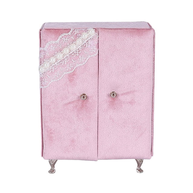 Caja de Joyería de Forma de Armario Yuyangstore Organizador de Almacenamiento de Joyas