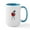 White/Blue Inside, variant on CafePress - Revolution Apple Mugs - 15 oz Ceramic Large White Novelty Mug