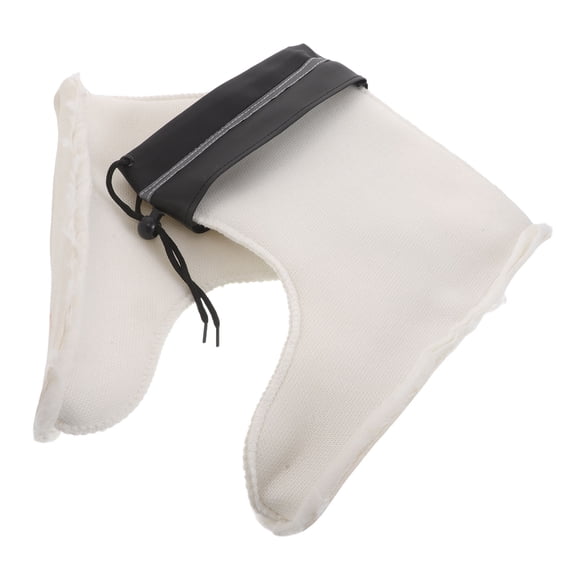 POPETPOP 1 Pair White Winter Boot Sock Liners, Comfortable Elastic Fit for Rain Boots and Outdoor Wear