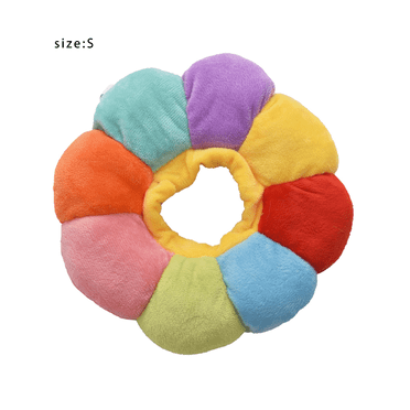 GASTROPOD Cat Cone Collar Soft,Fun Flower Design Recovery Collar for Cats,Warm Soft Cat Cone for Surgery Recovery