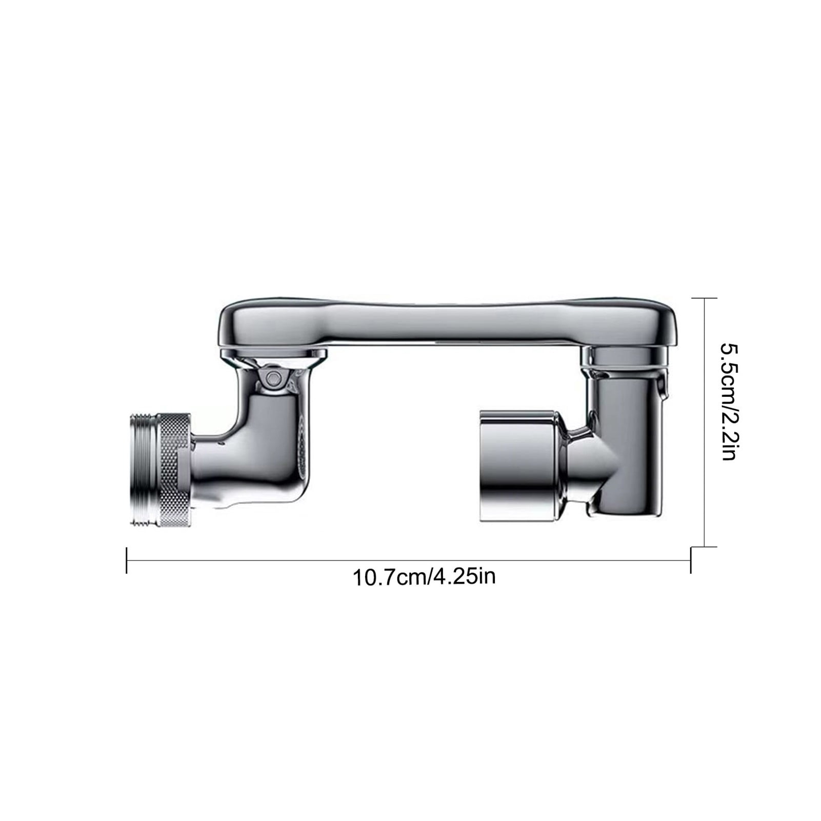 1080° Rotating Faucet Extender Aerator,Universal Wide Angle Splash Faucet Filter For Bathroom Kitchen Sink Faucet Adaptor ,Water Saving