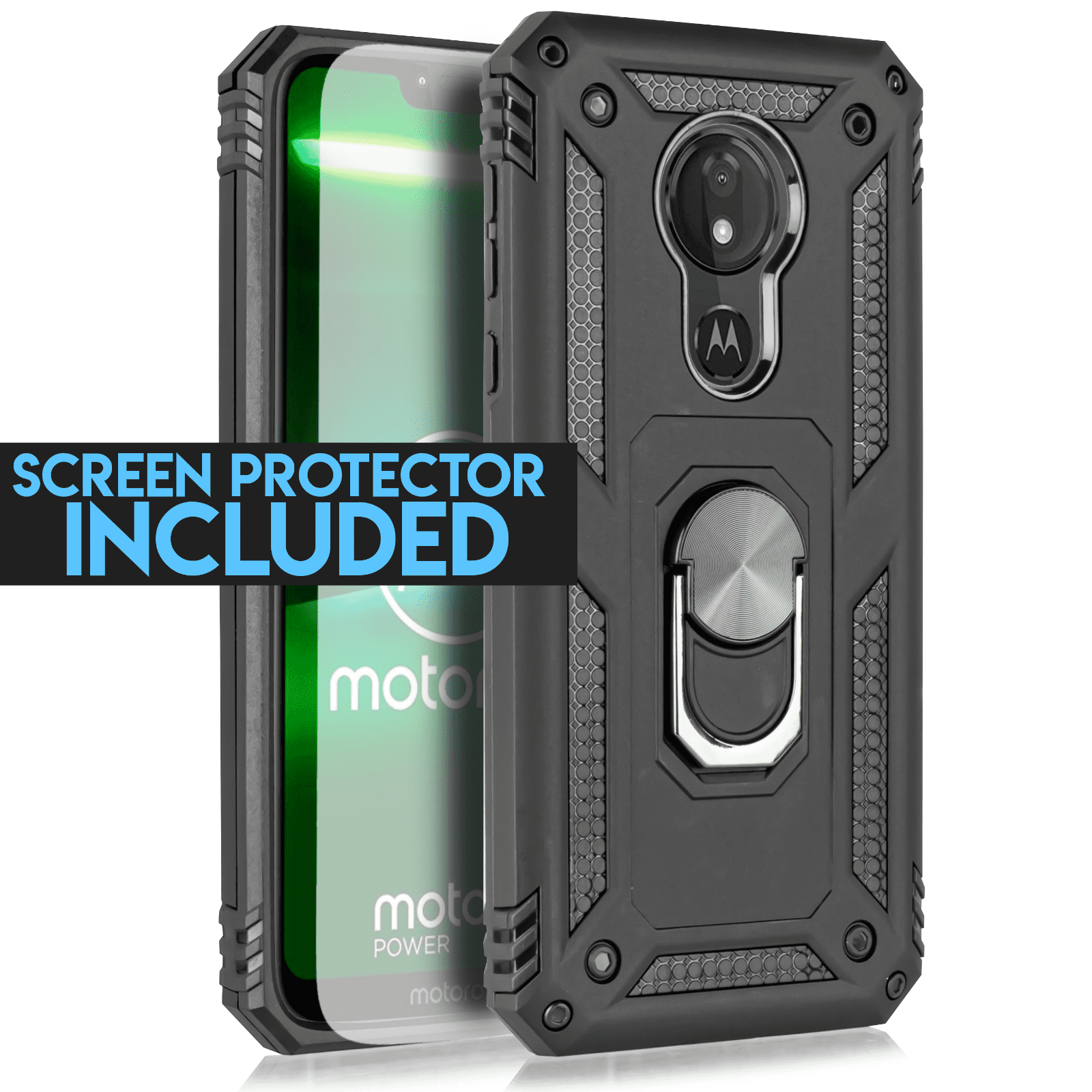 for 6.2" Motorola Moto G7 Power Slim Dual Layer Protective