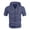 Navy, variant on Ohufall Men's Short Sleeve Hooded Shirts Loose Fit Drawstring Button Down Shirts Lightweight Casual Tops
