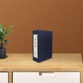 thumbnail image 4 of HIAKDOFT 2Pcs Fake Book Decor Dark Blue Antique Style Decorative Simulated Books for Desktop Use, 4 of 6