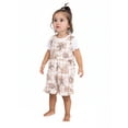 thumbnail image 2 of Bambi Baby Girl Shortall and Tee Outfit Set with Headband, Sizes 0/3 Months-24 Months, 2 of 5
