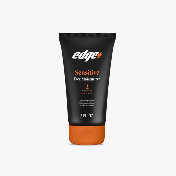 Edge+ Sensitive Mens Face Moisturizer, 3 Oz, Lightweight Mens Facial