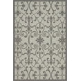 thumbnail image 1 of Unique Loom Botanical Collection Tapis Traditionnel Transitionnel d'Intérieur et d'Extérieur, 6 x 9 Pieds, Gris/gris Foncé, 1 of 5