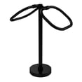 thumbnail image 3 of Two Ring Oval Guest Towel Valet - Satin Brass / Dotted, 3 of 4