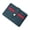 Blue, variant on PU Leather Card Case Organizers Holder With Secure Attachment Suitable For Credit Cards Smartphones