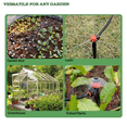thumbnail image 2 of 230FT Drip Irrigation System Kit, Complete Garden Watering System with 1/2” & 1/4” Quick-Connect Tubing, 32 Adjustable Emitters for Raised Beds, Lawn, Greenhouse, Potted Plants, 2 of 7
