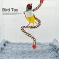 thumbnail image 4 of Colorful Hanging Cotton Rope Bird Standing Frame for Comfortable Bird Chewing and Climbing, 4 of 8