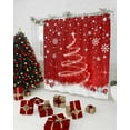 thumbnail image 5 of Red Christmas Shower Curtain, Snowflake Xmas Tree Ball Winter Modern Abstract Art Waterproof Fabric Shower Curtains with 12 Hooks, Bathroom Curtain Set for Bathroom Accessories Decor, 48 x 72 Inches, 5 of 9