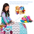 thumbnail image 3 of Posh Creations Bean Bag Stuffable Cover Only-Organizer,Canvas,Kids,4 ft, Owls White, Blue, 3 of 3