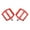 Red, variant on Nonslip Bicycles Pedals 8 Pins Light weights Bicycles Platform Flat Pedals