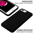 thumbnail image 4 of Xpression Apple iPhone 8 Plus iPhone 7 Plus iPhone 6/6S Plus Phone Case Slim Hybrid Shockproof Impact Rubber Protective Hard PC Bumper & Soft TPU Back Cover Black Case, 4 of 5